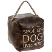 Faux Leather Dog Door Stop image