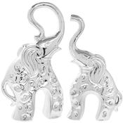Silver Elephant Pair 26x15cm image