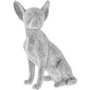 Silver and Diamante Chihuahua Sitting image