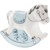 Blue Rocking Horse Money Bank image