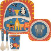 Bamboo Eco Eating Set Zoo image
