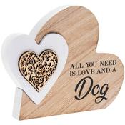 All You Need is Love &amp; A Dog Heart Plaque