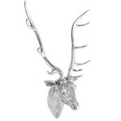 Large Silver Stag Head Wall Mounted H70cm image