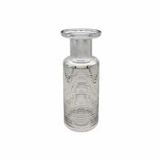 Vincenza Glass Vase Silver 32x12cm image