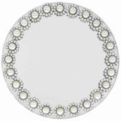 Pearl Mirror Candle Plate 10cm image