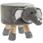 Grey Elephant Childrens Stool image