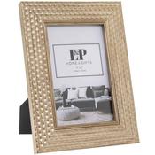 Gold Hexagon Photo Frame 4X6 image