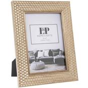 Gold Hexagon Photo Frame 5X7 image