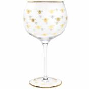 Gold Bees Gin Glass 23x11cm image