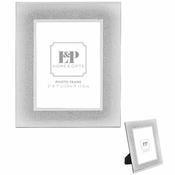 Silver Glitter Frame 5x7in 21x26cm image