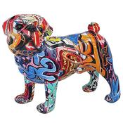 Graffiti Pug 26x20x13cm image
