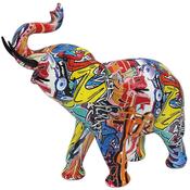 Graffiti Elephant Large 32x13x21cm image