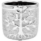 Silver Art Tree of Life Planter 12x11cm image
