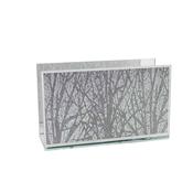 Silver Woodland Double Tea Light Holder image