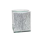 Silver Woodland Oil Burner – Glass – 12x9x14 image