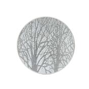 Silver Woodland Candle Plate 20cm image