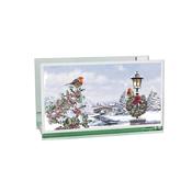 Christmas Robins Double Tealight Holder image