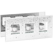 Stars Glitter Triple Tealight Holder image