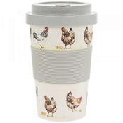 Bamboo Travel Mug Chickens image