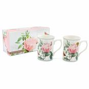 Redoute Rose Mugs Set of 2 image