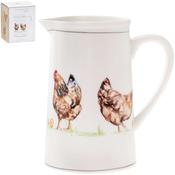 Chickens Jug 13x9x14cm image