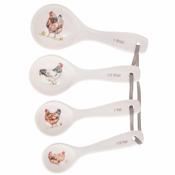 Chickens Measuring Spoons Set of 4 image