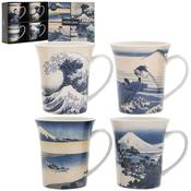 Fuji Wave Hokusai Mugs Set of 4 image