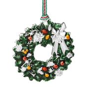 Newbridge Christmas Wreath with Bow Decoration image