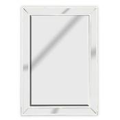 Antique White Mirror Mirrored Frame image
