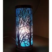 Blue-Silver Aroma Lamp 10x26cm image