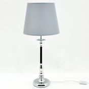Silver Lamp 12inch Round Shade H66cm image