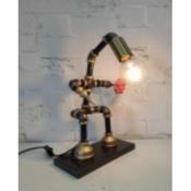 41cm Standing Metal Man Table Lamp image