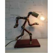 37cm Running Man Metal Table Lamp image