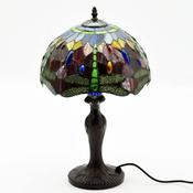 Tiffany Lamp Shade Red Dragonfly H47cm image
