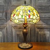 Tiffany Lamp Shade Green Dragonfly H47cm image