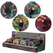 Tropical Toucan Design Compact Mirror image