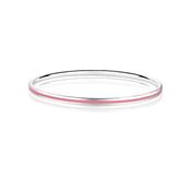 Newbridge Silverplate Enamel Bangle Pink image