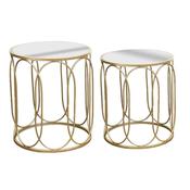 Grange Mirror Champagne Table set of 2 image