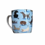 Catch Patch Dog Design Porcelain Mug image