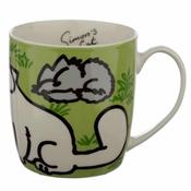 Green Simons Cat Porcelain Mug image
