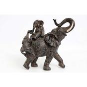 26x13cm Climbing Elephant Ornament image