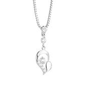Drop Pendant with Clear Stones image