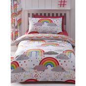 Clouds and Rainbows Reversible Single Duvet Set image