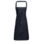 Jeans Stitch Indigo Denim Bib Apron image