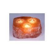 Himalayan Salt Triple Tealight Holder image