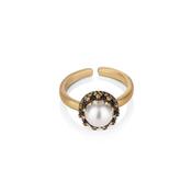 Ring with Pearl Setting image