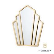 Odessa Fantail Mirror Gold Leaf 78x72cm image