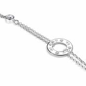 Love Bracelet Clear Stones image