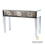 Wexler 3 Drawer Console Table Mirrored image