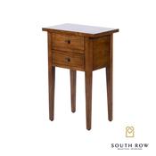 Chloe 2 Drawer Side Table Walnut image